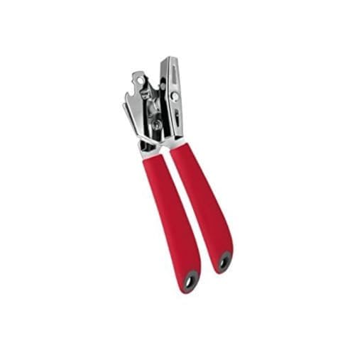 Metaltex 256890 Apriscatole, Rosso/Argento