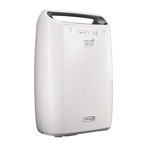 De'Longhi DEX214F Tasciugo AriaDry Deumidificatore Ambiente Casa, 290 W, 14 Litri, 37 Decibel, Plastica, Bianco